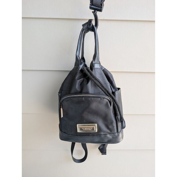 Versace Parfums Backpack Bag mini Black Drawstring - Picture 8 of 11